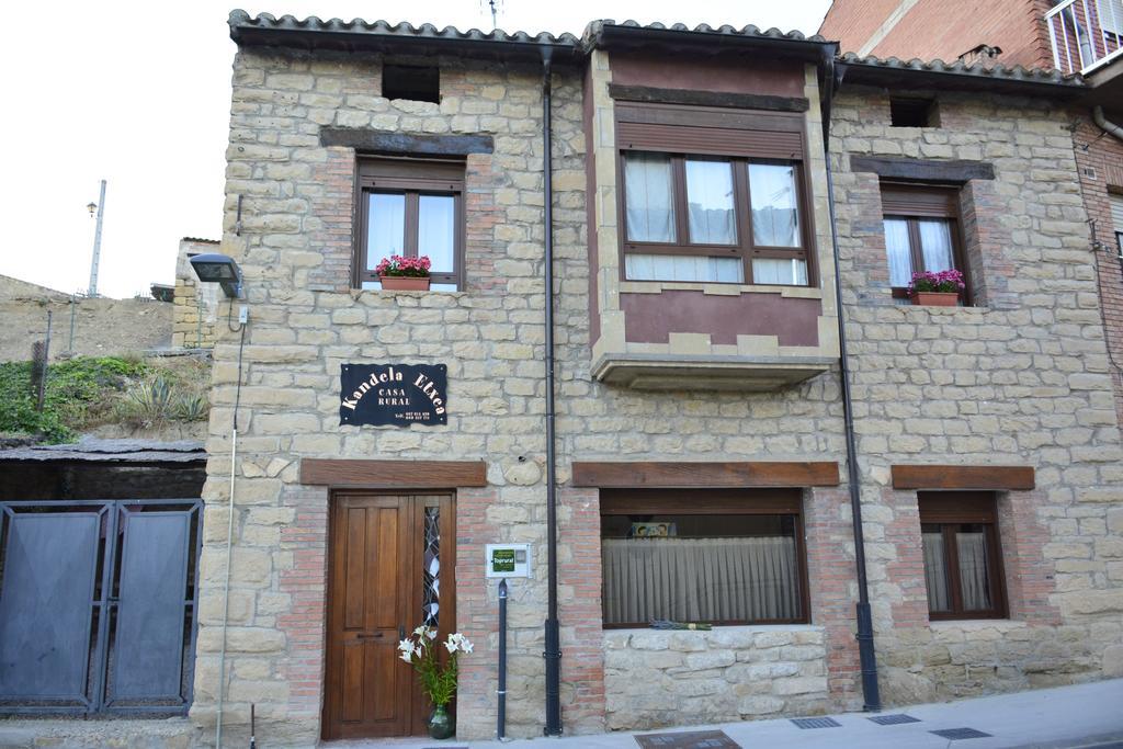 Casa Rural Kandela Etxea La puebla de Labarca Dış mekan fotoğraf