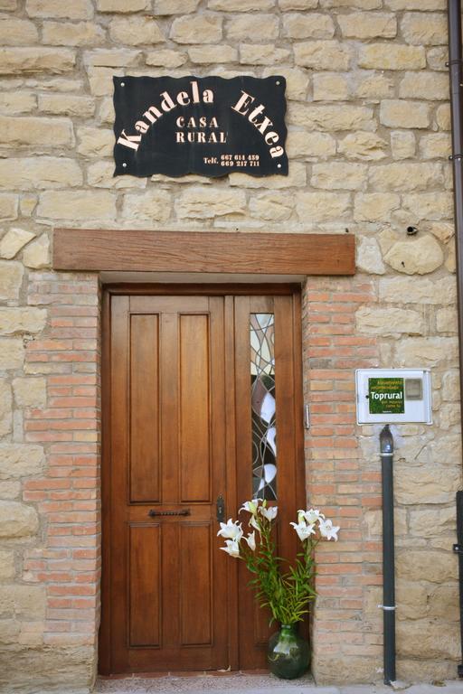 Casa Rural Kandela Etxea La puebla de Labarca Dış mekan fotoğraf