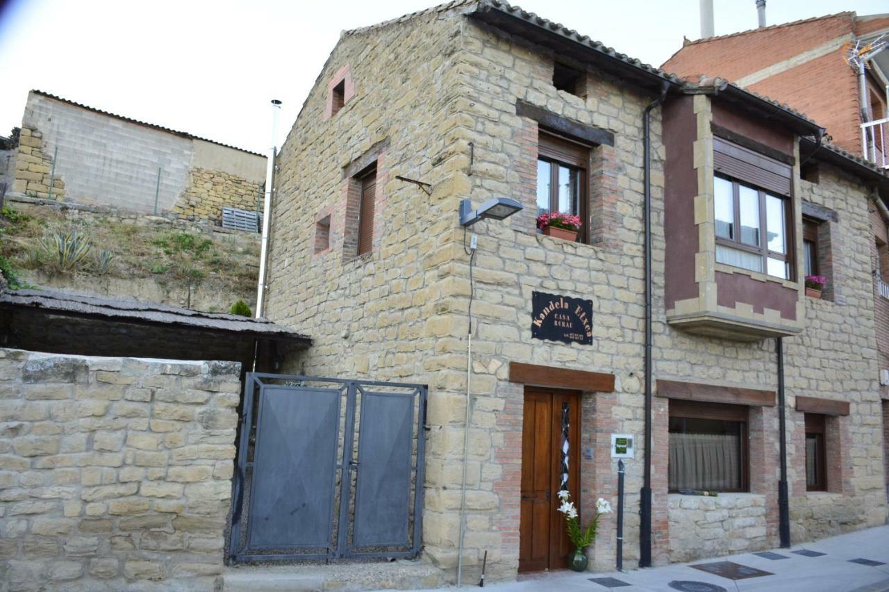 Casa Rural Kandela Etxea La puebla de Labarca Dış mekan fotoğraf